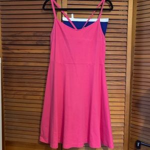 Old Navy Hot Pink Strappy Sundress L